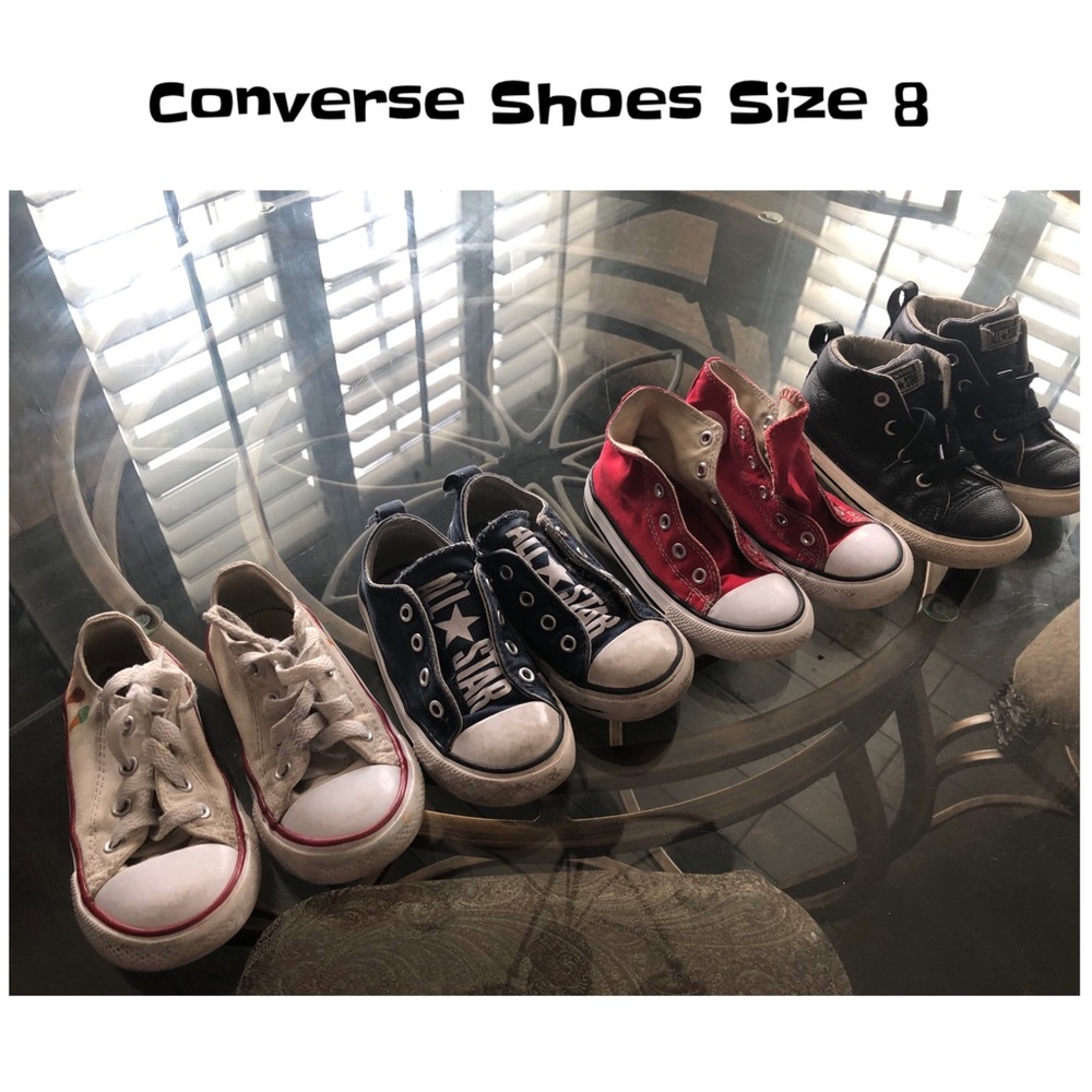 Converse Shoes Lot of 4